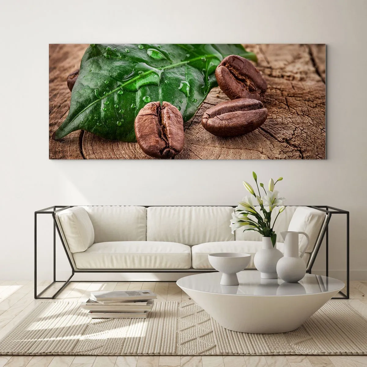 Impression sur verre - Image sur verre - La plus vraie et noire - 90x30 cm