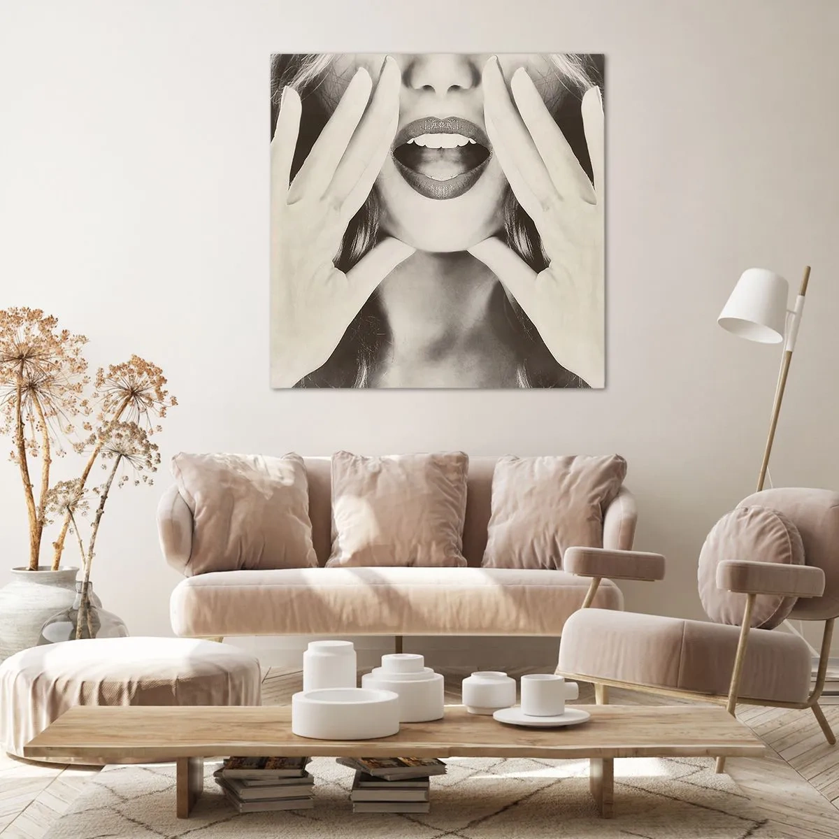 Impression sur toile - Image sur toile - J'arrive! - 60x60 cm