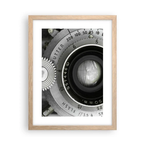 Affiche dans un chêne clair - Poster - Histoire d'Hollywood - 30x40 cm