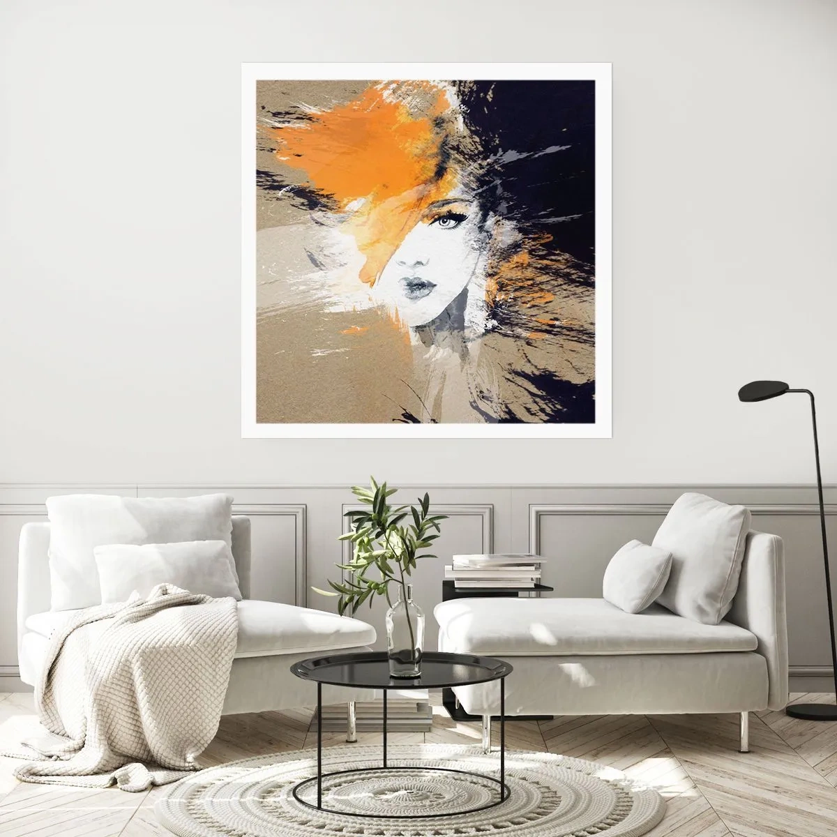 Affiche - Poster - Et la lumière fut - 40x40 cm