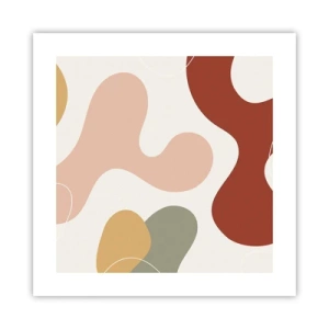 Affiche - Poster - Entrelac - 40x40 cm