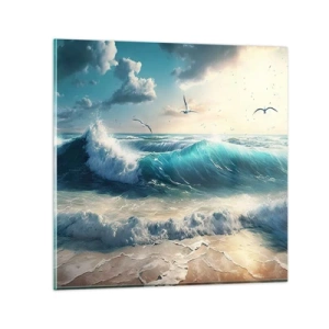 Impression sur verre - Image sur verre - Ça bourdonne seulement pour toi - 60x60 cm