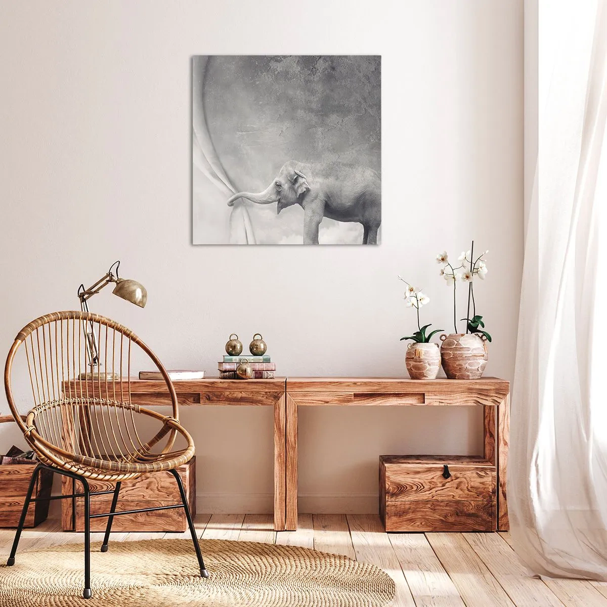 Impression sur toile - Image sur toile - Révéler le mystère - 60x60 cm