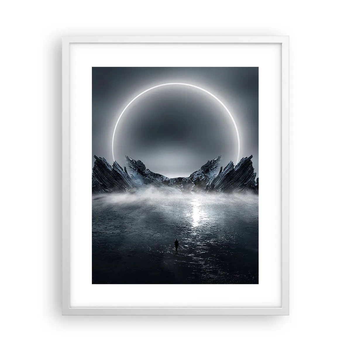 Affiche dans un cadre blanc - Poster - La fin de l'histoire - 40x50 cm