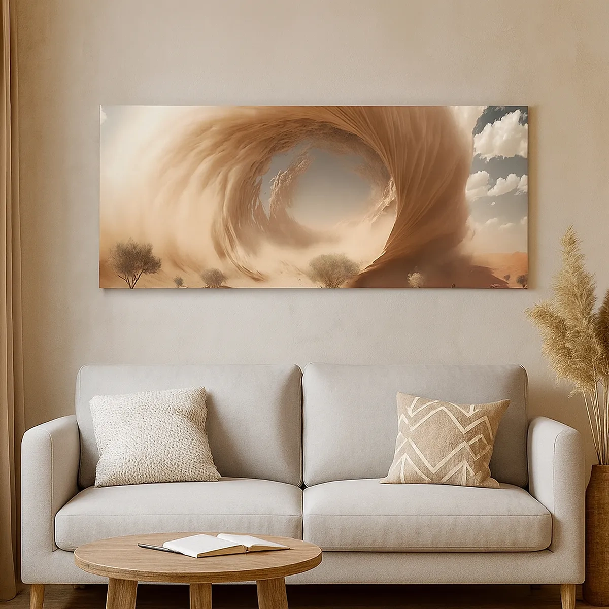 Impression sur toile - Image sur toile - Portail ouvert - 30x30 cm