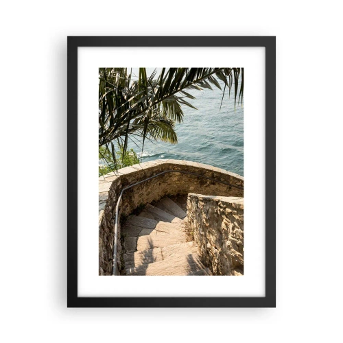 Affiche dans un cadre noir - Poster - Sous le soleil d'Italie - 30x40 cm