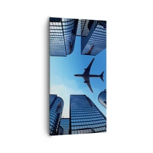 Impression sur toile - Image sur toile - La vue depuis le ravin de verre - 65x120 cm