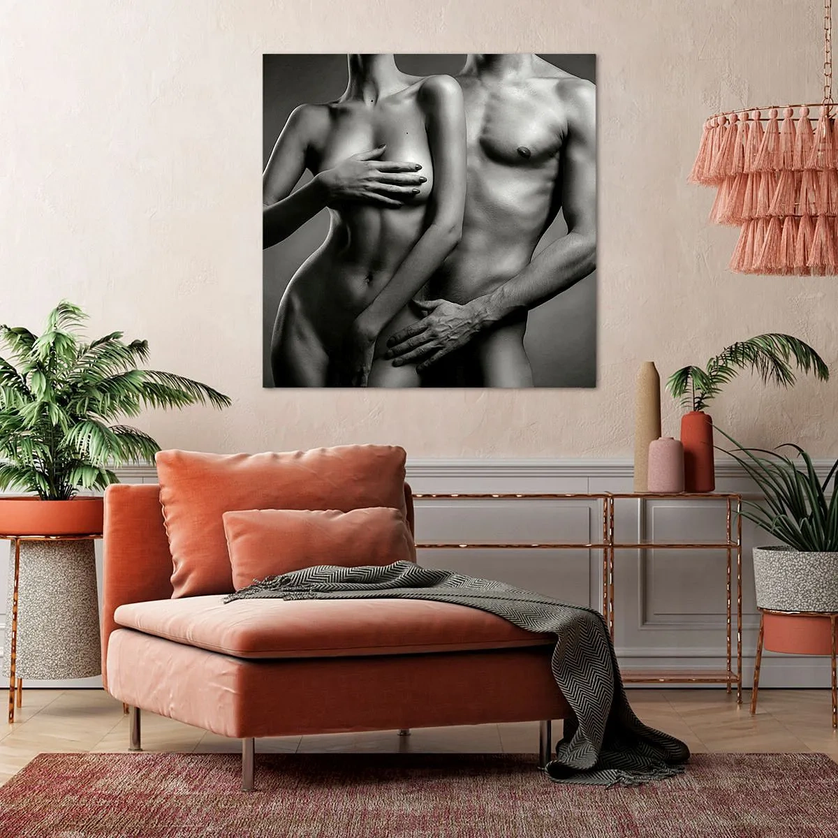 Impression sur toile - Image sur toile - Adam et Eve - 30x30 cm