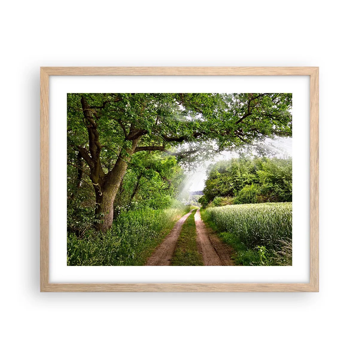 Affiche dans un chêne clair - Poster - Et in Arcadia ego - 50x40 cm