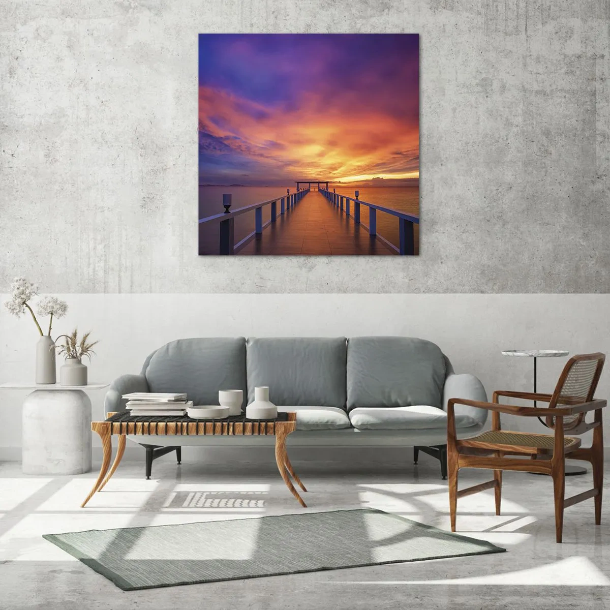 Impression sur verre - Image sur verre - Sans fin - 70x70 cm