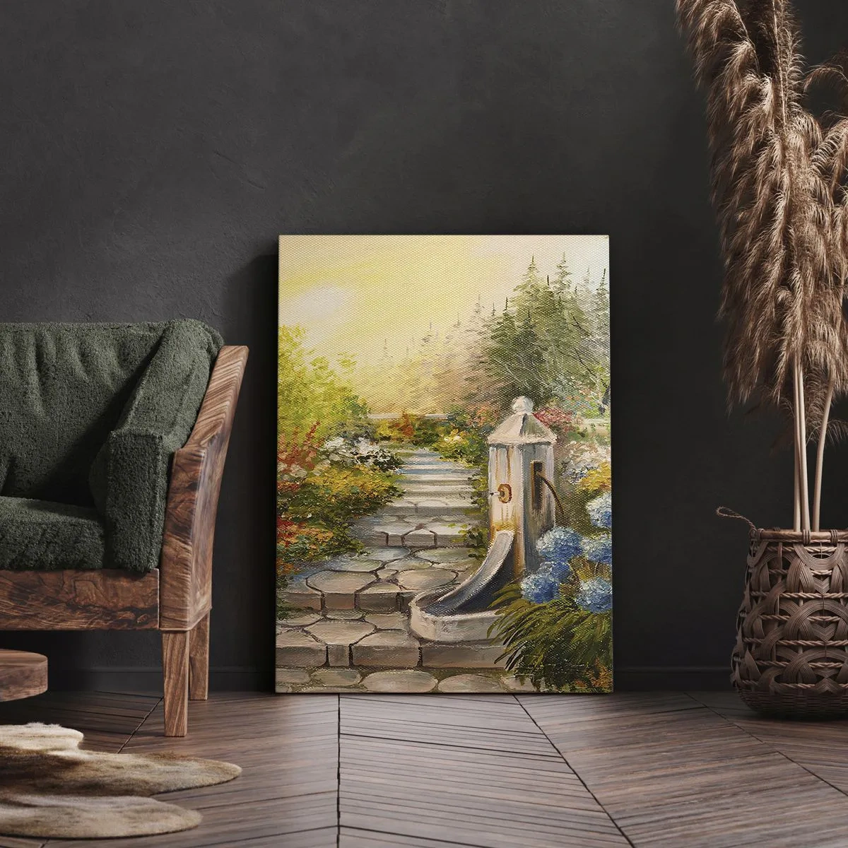 Impression sur toile - Image sur toile - En pleine floraison - 55x100 cm