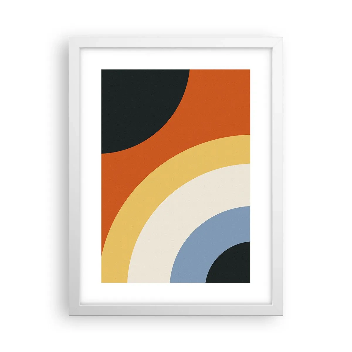 Affiche dans un cadre blanc - Poster - Vers son soi - 30x40 cm