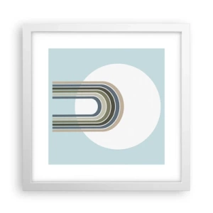 Affiche dans un cadre blanc - Poster - Attraction irrésistible - 30x30 cm