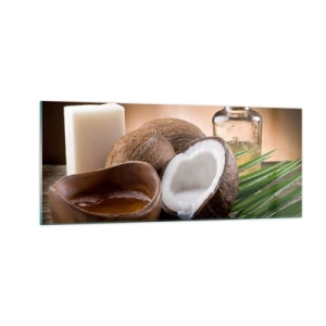 Impression sur verre - Image sur verre - Santé des îles tropicales - 100x40 cm
