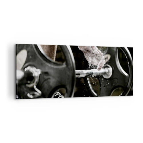 Impression sur toile - Image sur toile - Défi accepté! - 100x40 cm