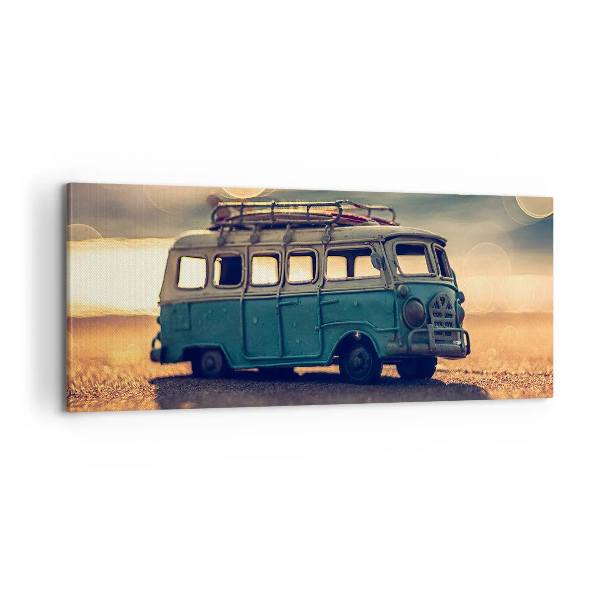 Impression sur toile - Image sur toile - La fin des idoles : argent et travail - 100x40 cm