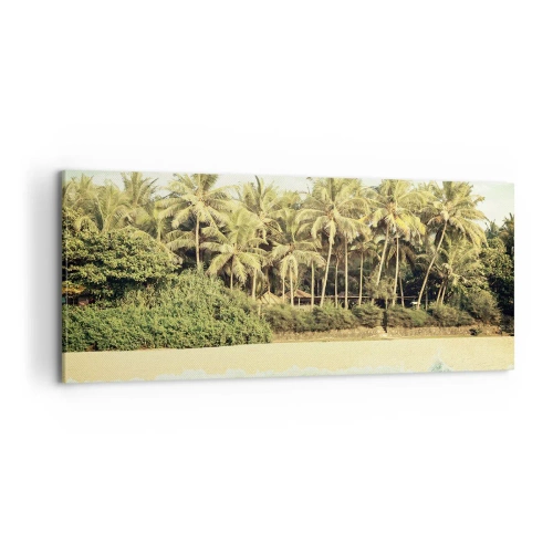 Impression sur toile - Image sur toile - Peut-être ici? - 100x40 cm