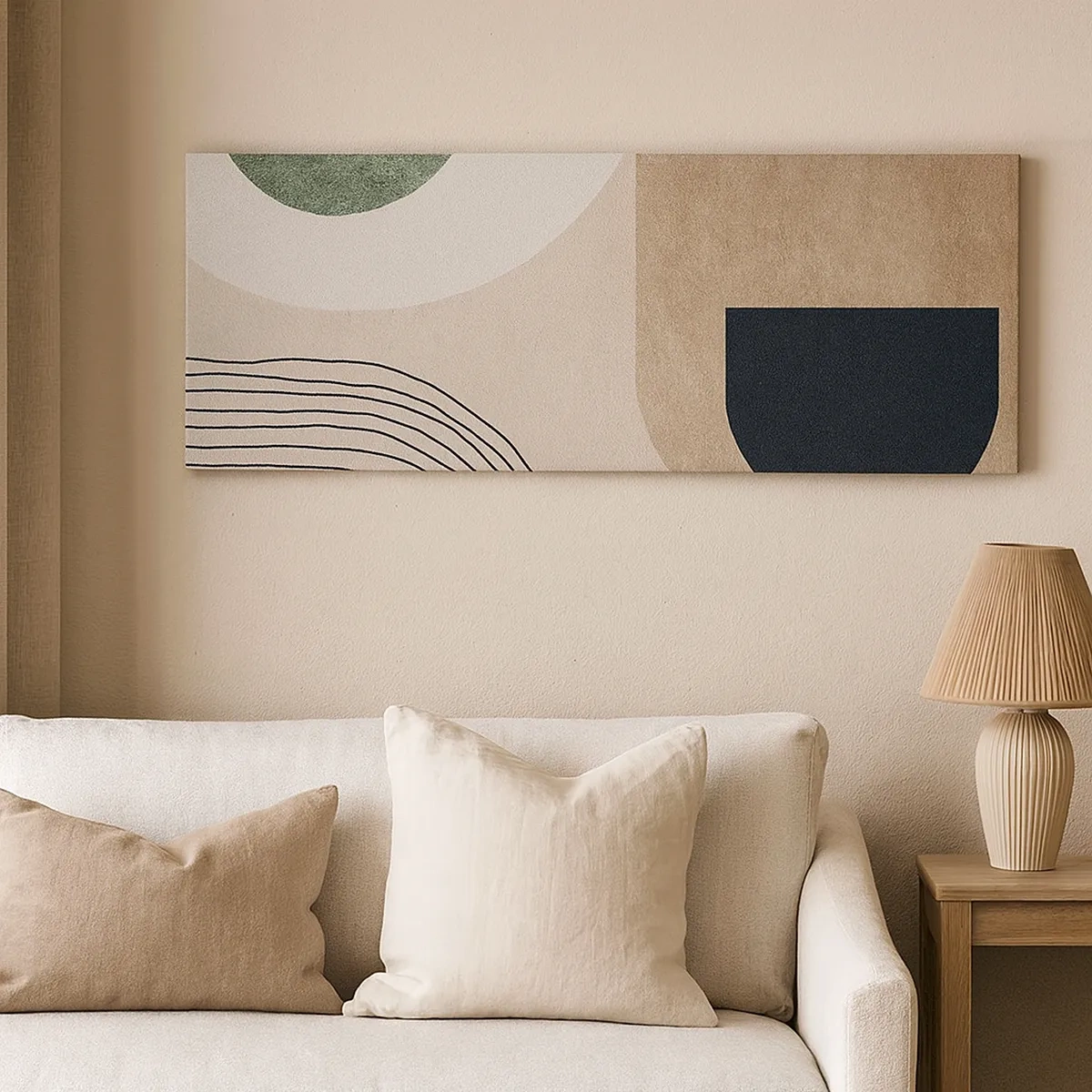 Impression sur toile - Image sur toile - La douceur de l'ovale - 30x30 cm