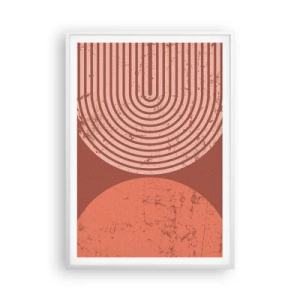 Affiche dans un cadre blanc - Poster - Une relation proche - 70x100 cm