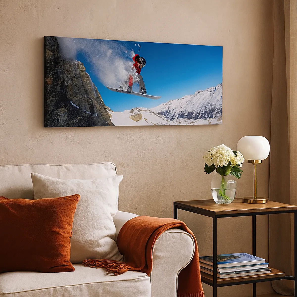 Impression sur toile - Image sur toile - Et tu es devenu une partie de l'espace - 30x30 cm