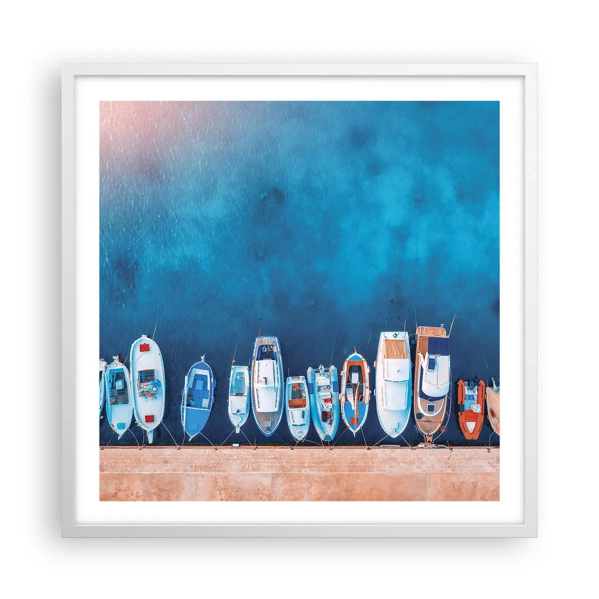 Affiche dans un cadre blanc - Poster - En une seule fois - 60x60 cm