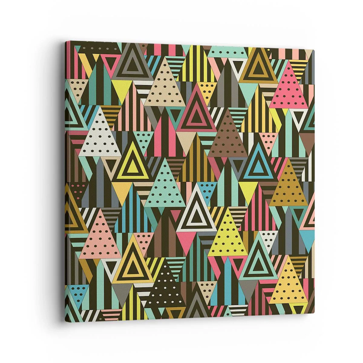 Impression sur toile - Image sur toile - En rythme de trois - 40x40 cm