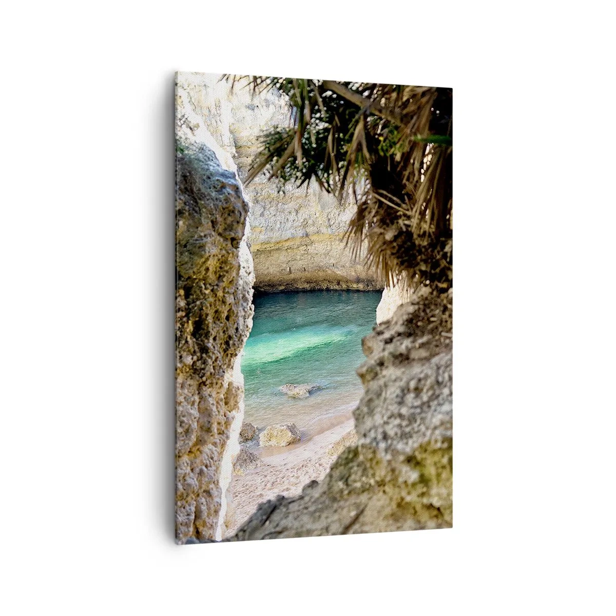 Impression sur toile - Image sur toile - Baie turquoise - 80x120 cm