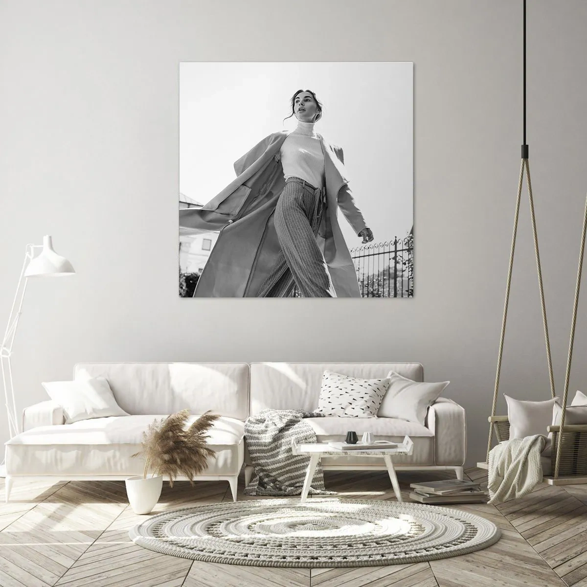 Impression sur toile - Image sur toile - Tu viens avec moi? - 60x60 cm