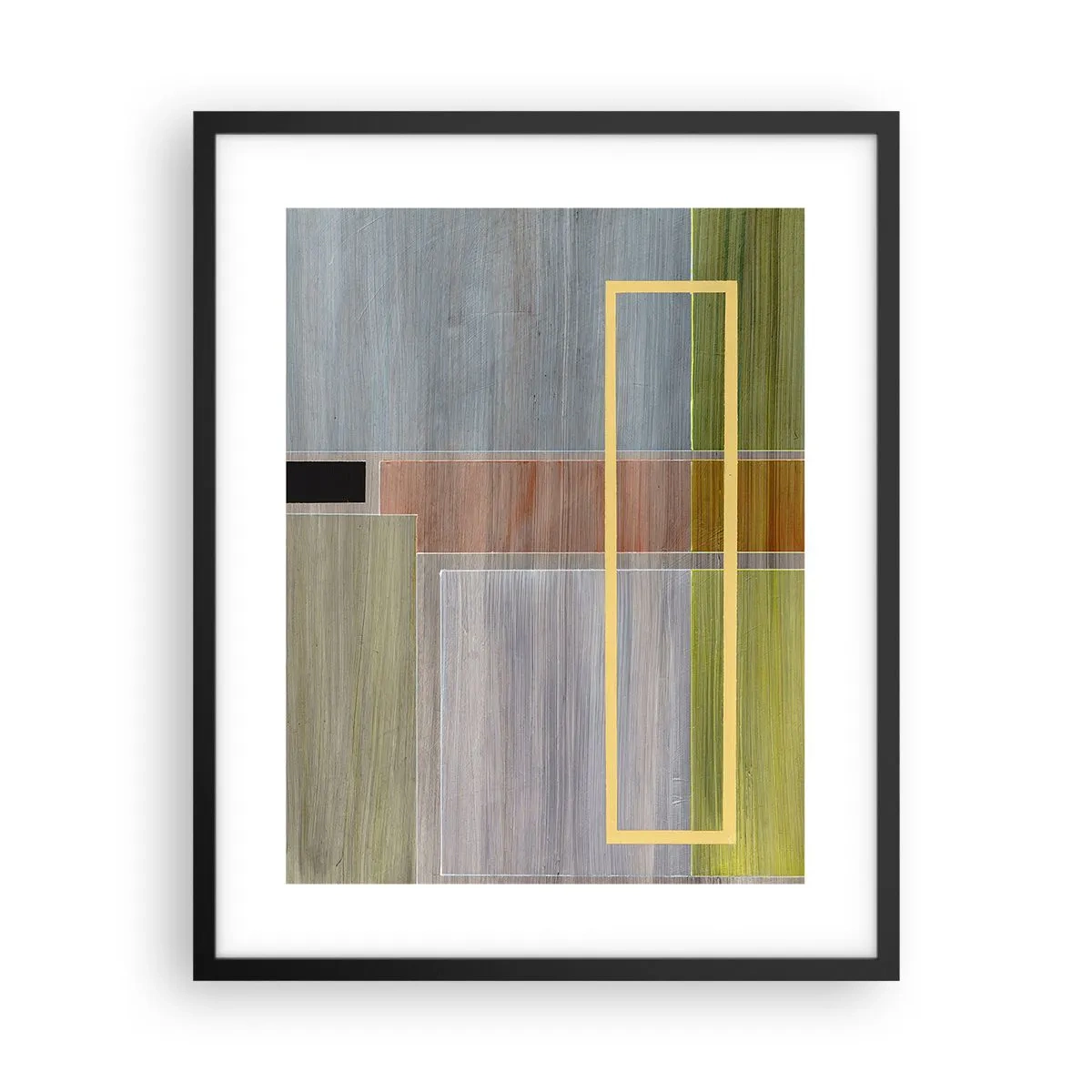 Affiche dans un cadre noir - Poster - Simple et calme - 40x50 cm
