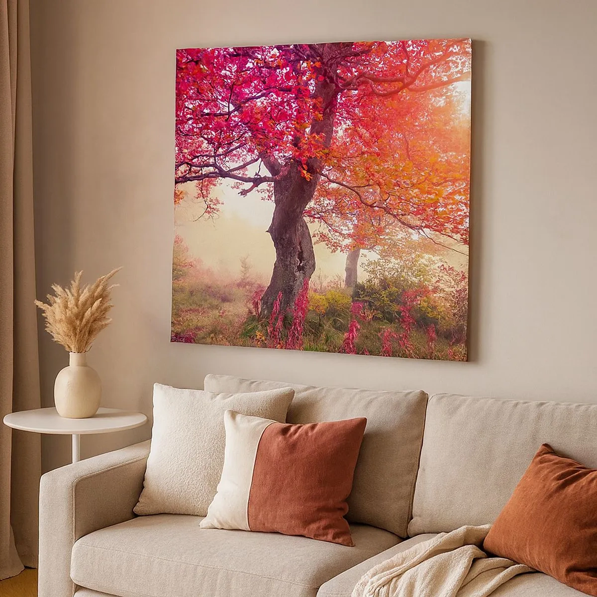 Impression sur toile - Image sur toile - Frénésie de floraison - 30x30 cm