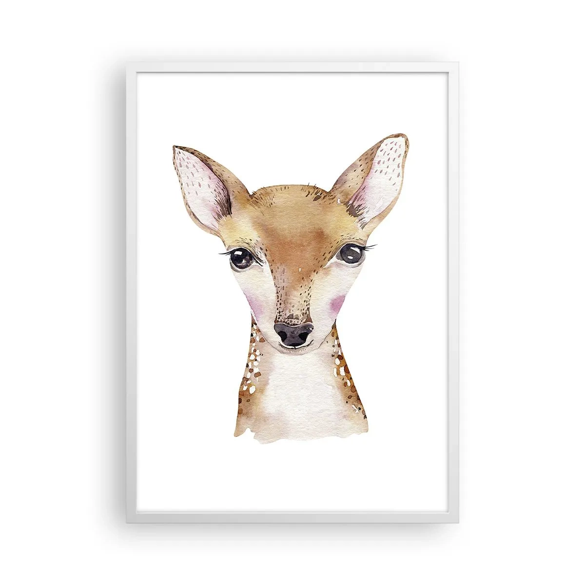 Affiche dans un cadre blanc - Poster - L'innocence de la nature - 50x70 cm