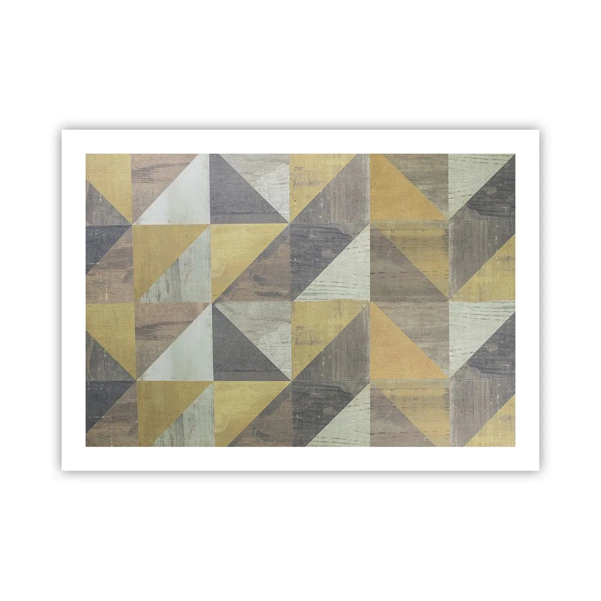 Affiche - Poster - Suivant l'angle du triangle - 70x50 cm