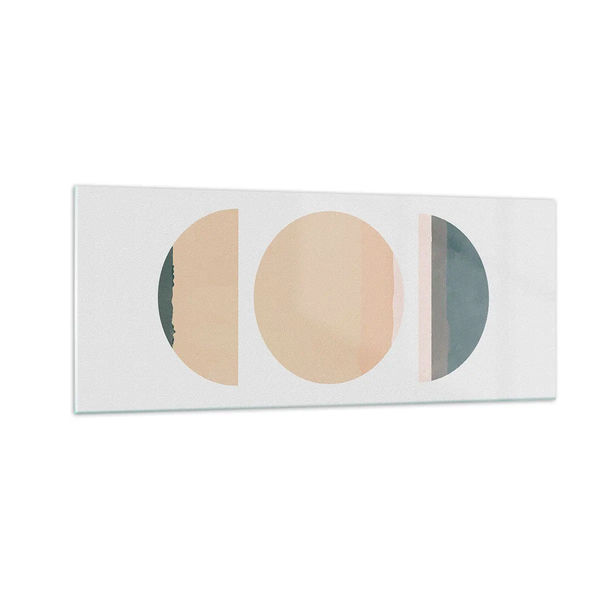 Impression sur verre - Image sur verre - Cercles après cercles - 100x40 cm