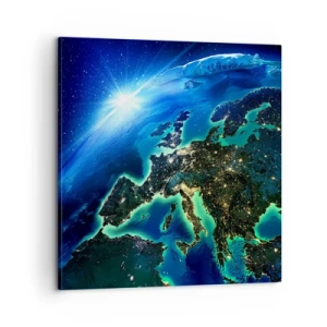 Impression sur toile - Image sur toile - Europe pétillante - 60x60 cm