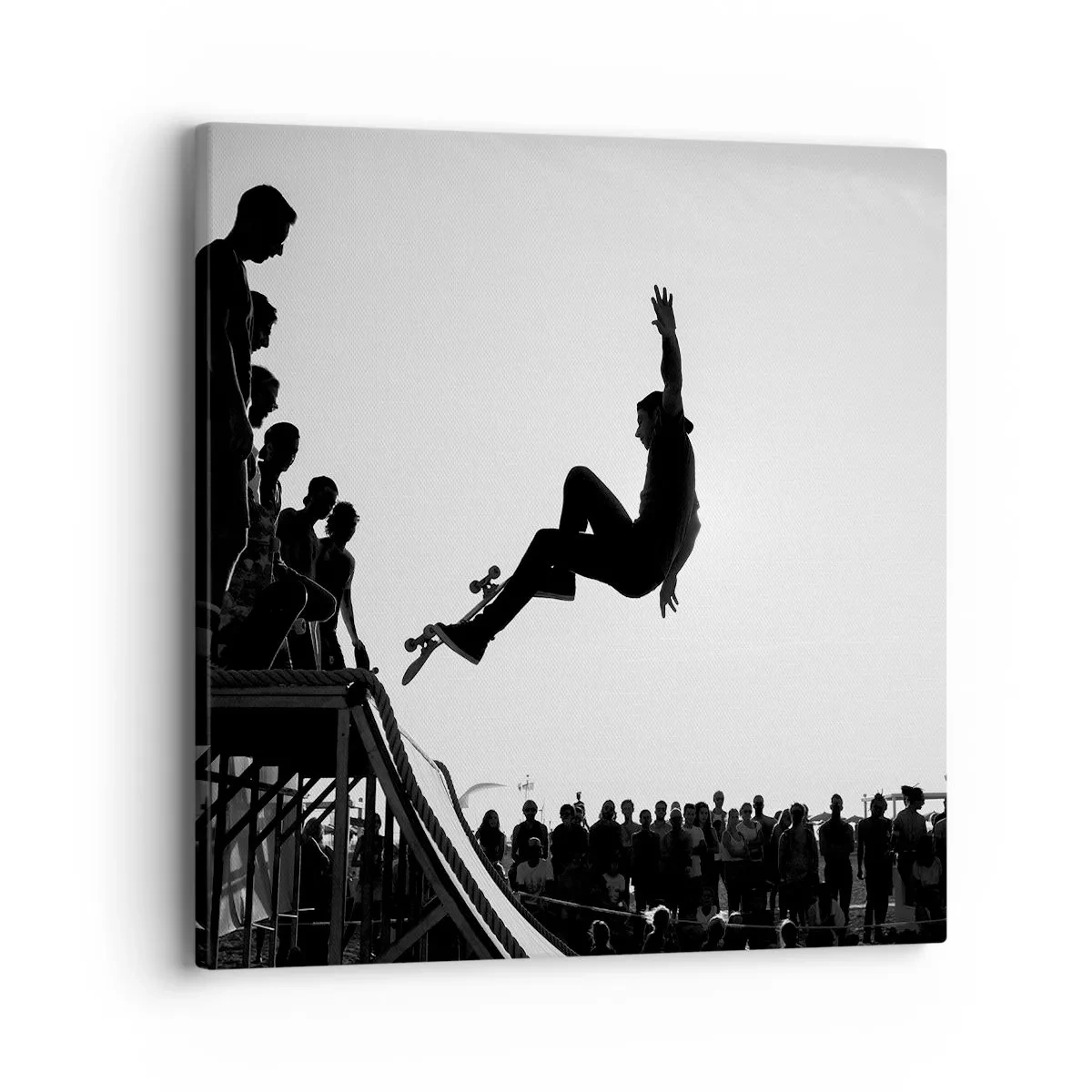 Impression sur toile - Image sur toile - Héros et spectateurs - 40x40 cm