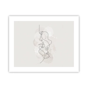 Affiche - Poster - Emmêlé dans une étreinte - 50x40 cm