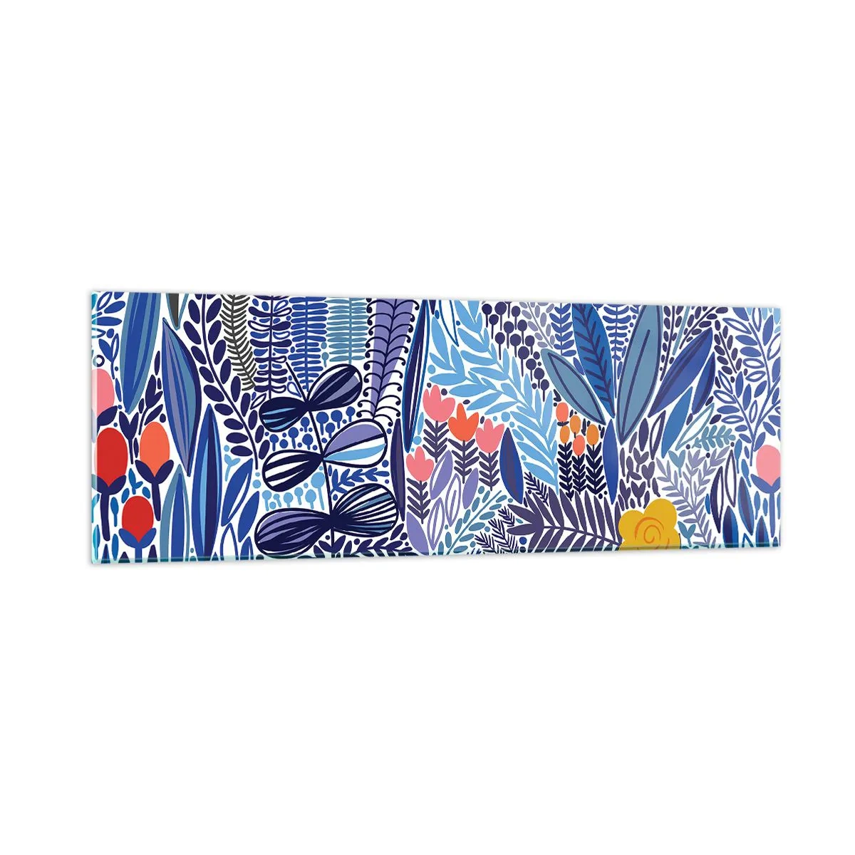 Impression sur verre - Image sur verre - Jardin hawaïen - 90x30 cm