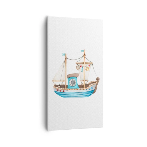 Impression sur toile - Image sur toile - Ohé, l'aventure ! - 55x100 cm