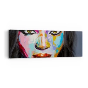 Impression sur toile - Image sur toile - Il est impossible de le quitter les yeux - 90x30 cm