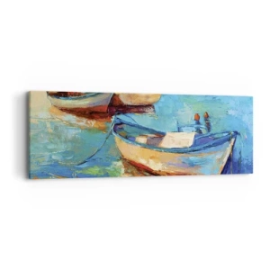 Impression sur toile - Image sur toile - Dans la baie du sud - 90x30 cm