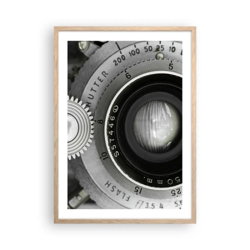 Affiche dans un chêne clair - Poster - Histoire d'Hollywood - 50x70 cm