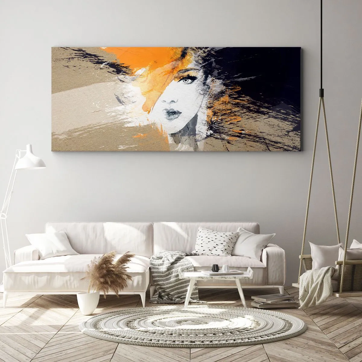 Impression sur toile - Image sur toile - Et la lumière fut - 100x40 cm