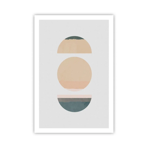 Affiche - Poster - Cercles après cercles - 61x91 cm