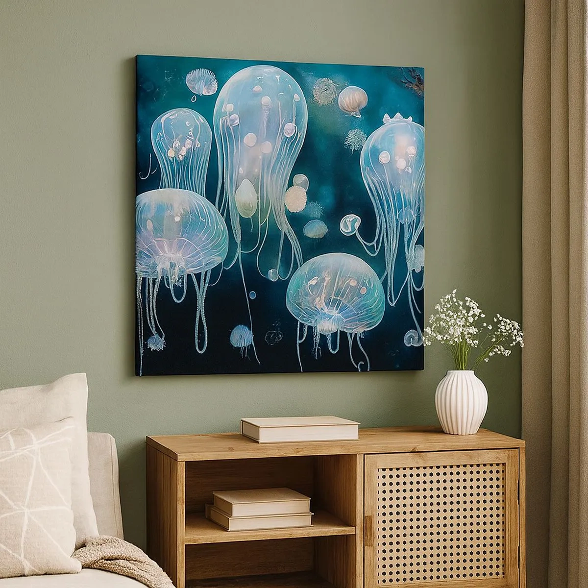 Impression sur toile - Image sur toile - Ballon sous-marin - 30x30 cm