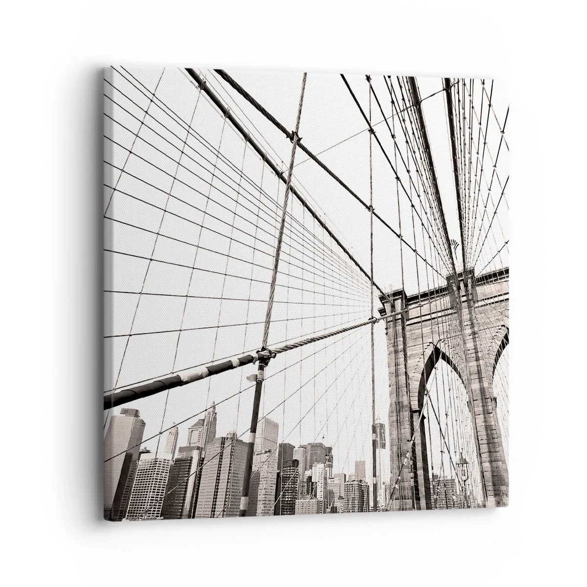 Impression sur toile - Image sur toile - Cathédrale New Yorkaise - 30x30 cm
