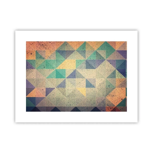 Affiche - Poster - République des triangles - 40x30 cm