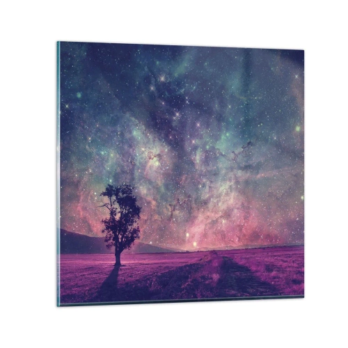 Impression sur verre - Image sur verre - Sous un ciel magique - 50x50 cm