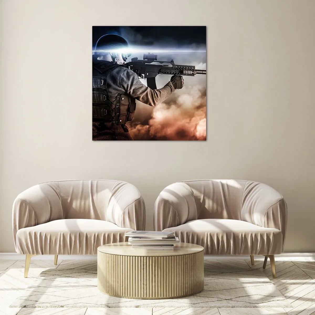 Impression sur verre - Image sur verre - Tout simplement un héros - 30x30 cm