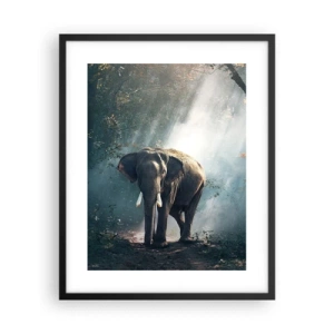 Affiche dans un cadre noir - Poster - Une balade tranquille - 40x50 cm