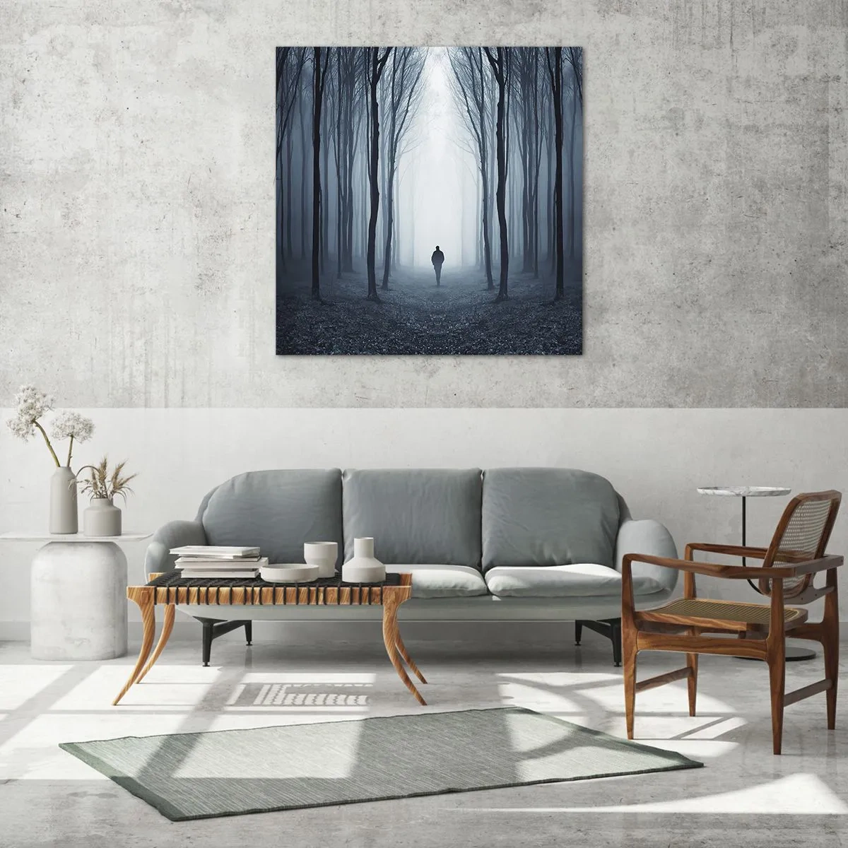 Impression sur verre - Image sur verre - Tout est simple et clair - 50x50 cm